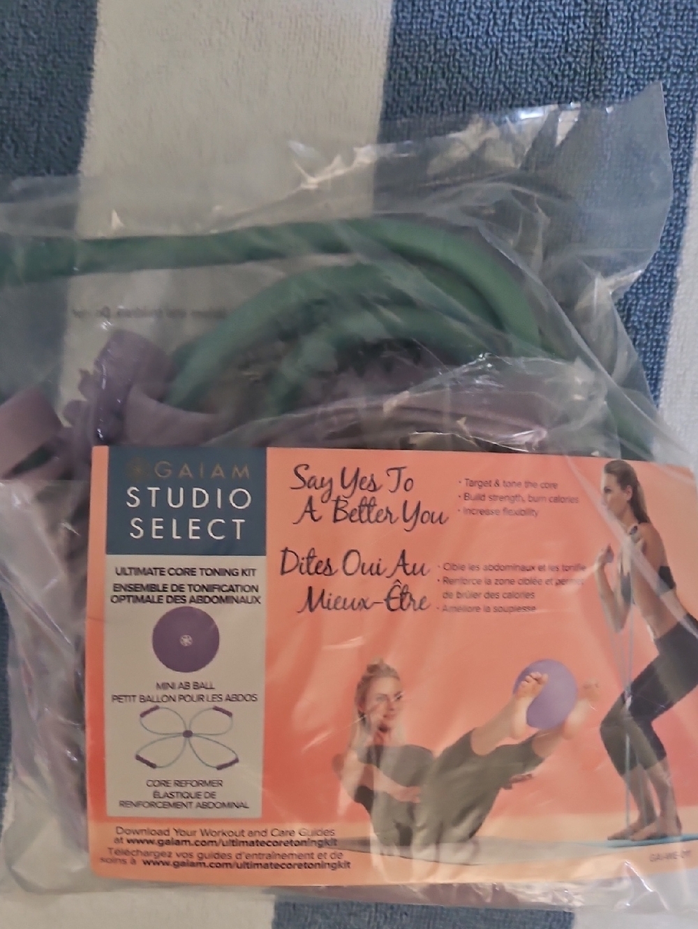 GAIAM Studio Select Ultimate Core Toning Kit - New In Overwrap